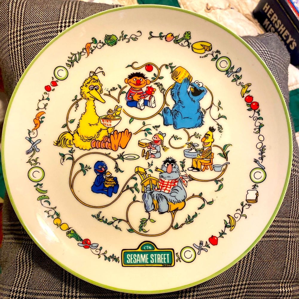 Gotham Fine china Muppets 1976 Sesame Street plate